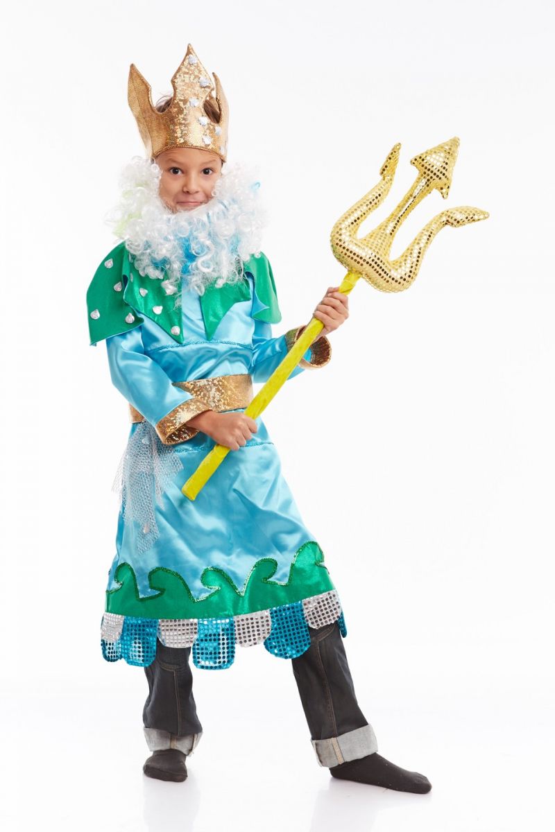 Масочка - «Нептун царский» карнавальный костюм для мальчика / фото №1007
