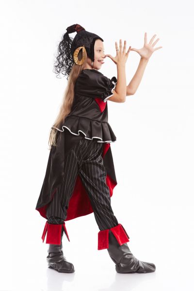 Атаманша «Бременские музыканты» карнавальный костюм для девочки