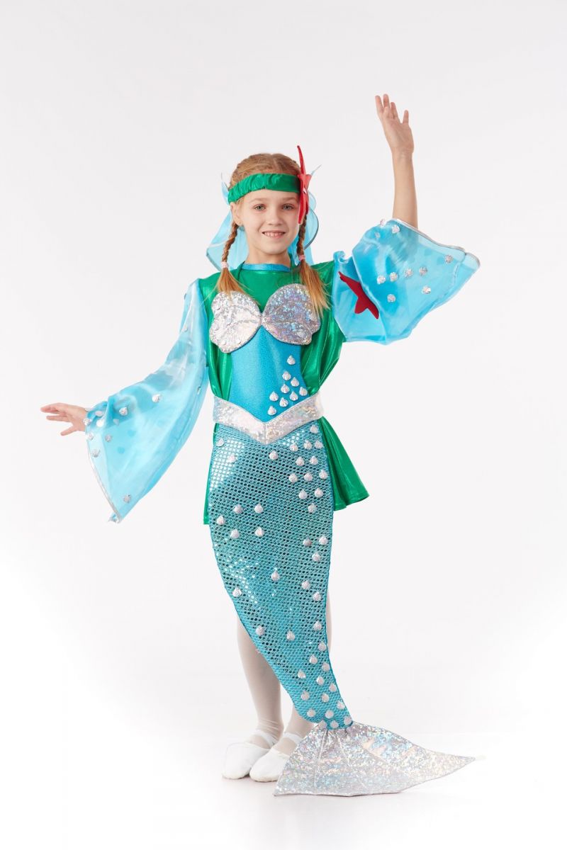 Масочка - Русалочка «Ариэль» карнавальный костюм для девочки / фото №1043