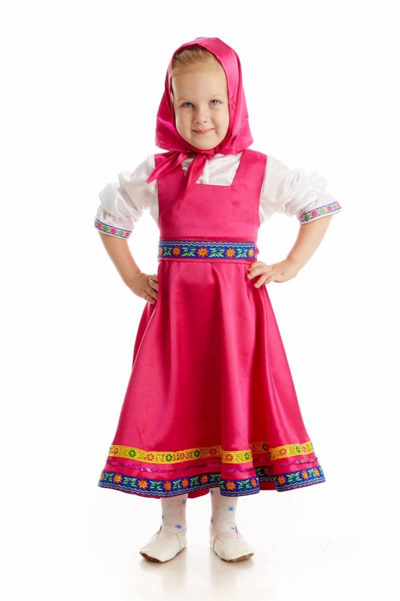 Масочка - Маша «Маша та ведмідь» карнавальний костюм для дівчинки / фото №1086