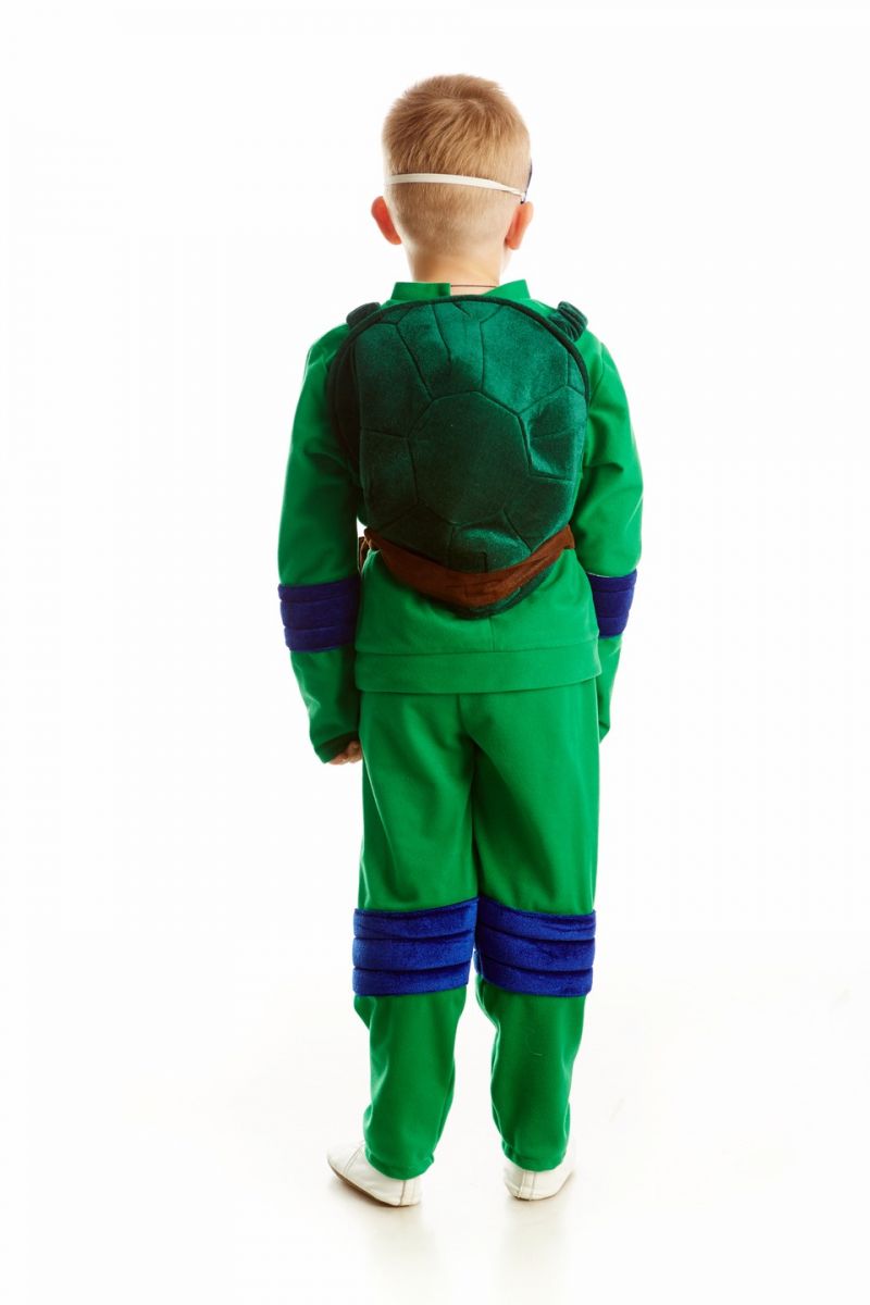 Масочка - Черепашка-ніндзя «Леонардо» карнавальний костюм для хлопчика / фото №1093