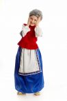 «Баба в перуці» карнавальний костюм для дівчинки - 1111