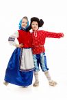 «Бабка в платке» карнавальный костюм для девочки - 1116