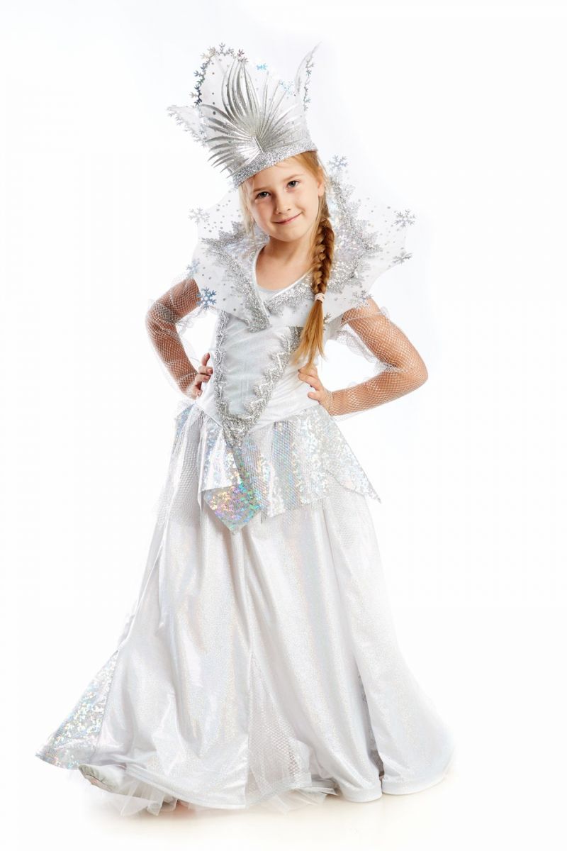 Масочка - Снігова королева «Казкова» карнавальний костюм для дівчинки / фото №1126