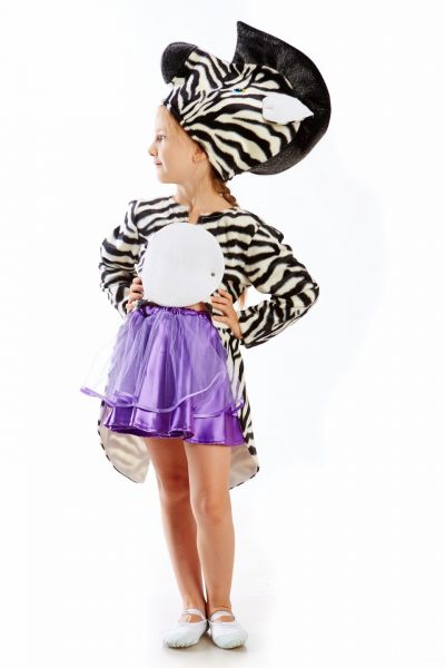 «Зеброчка» карнавальный костюм для девочки