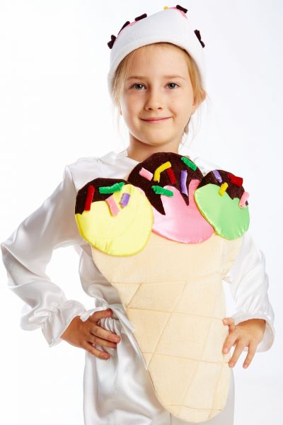 «Морозиво» карнавальний костюм для дітей