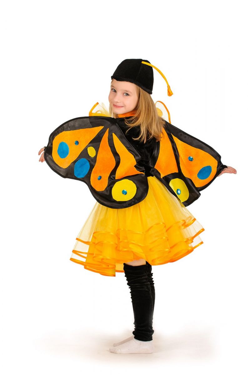 Масочка - Метелик «Махаон» карнавальний костюм для дівчинки / фото №1170