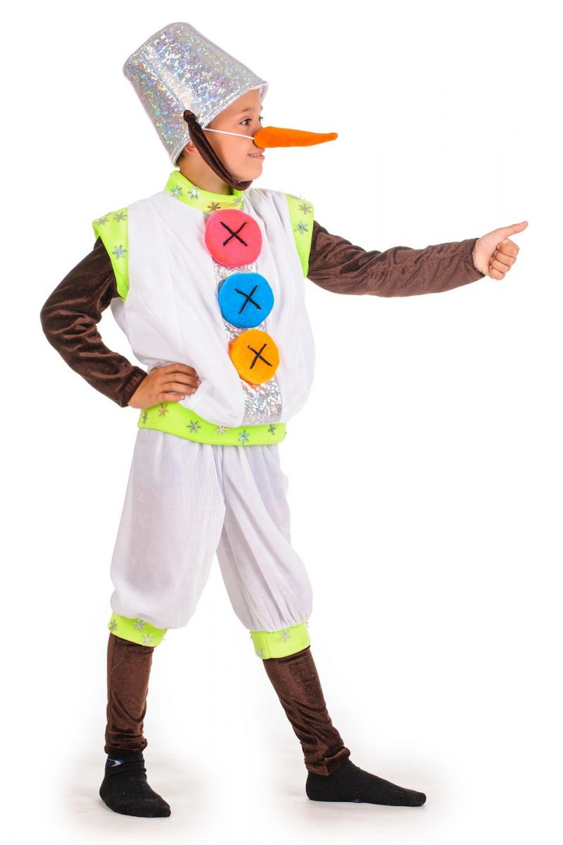 «Снеговик с ведром» карнавальный костюм для мальчика