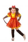 Мавпочка «Вогненна» карнавальний костюм для дівчинки - 1214