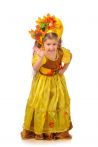 Осень «Барыня» карнавальный костюм для девочки - 1217