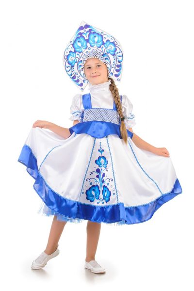 Русский народный костюм «Гжель» девочка