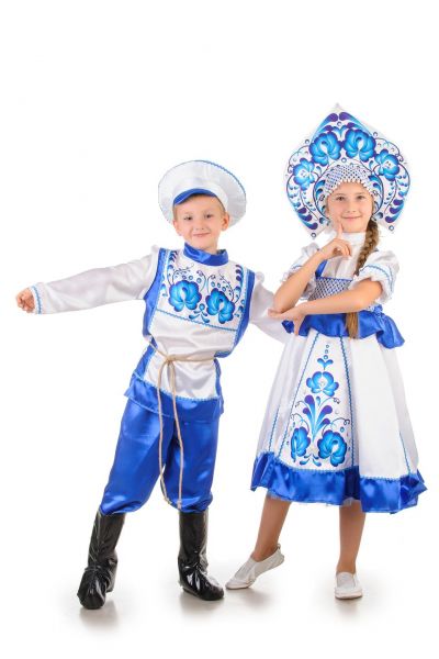 Русский народный костюм «Гжель» мальчик