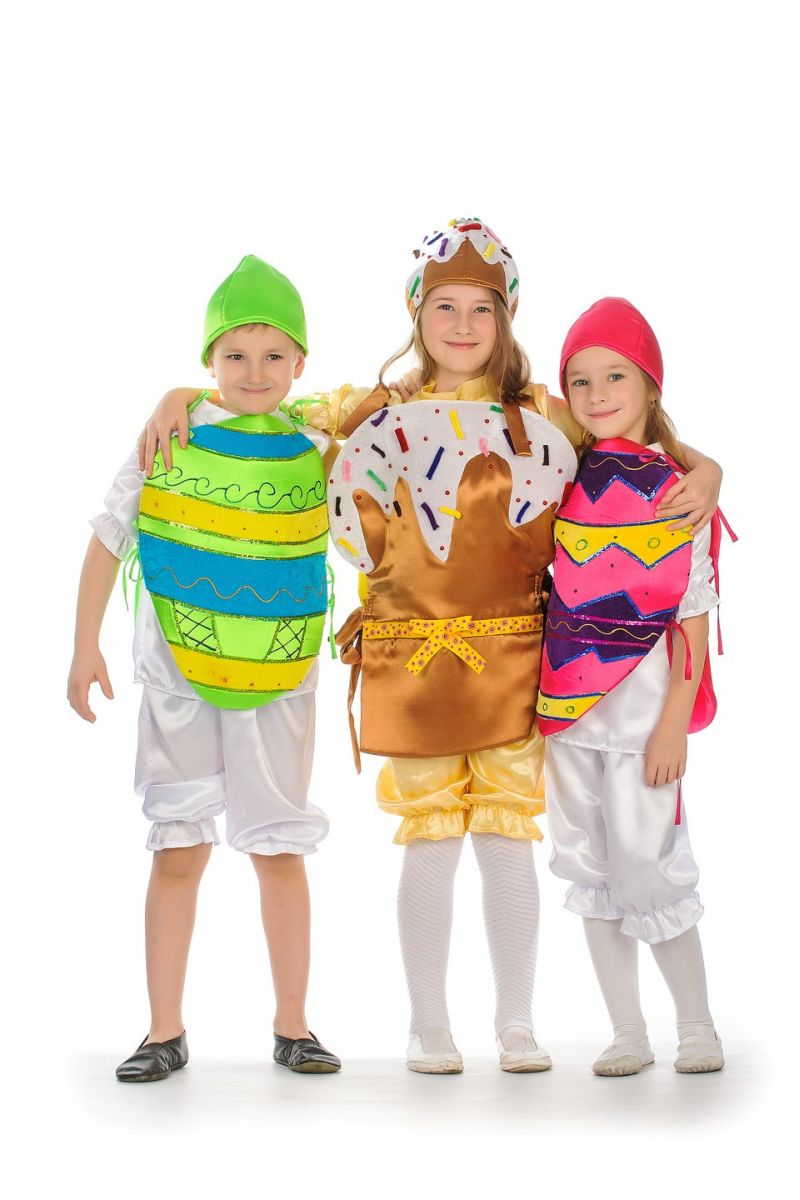 Масочка - «Крашенка малинова» Карнавальний костюм для дітей / фото №1269