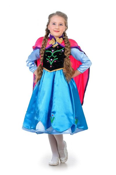 Анна «Холодне серце» карнавальний костюм для дівчинки