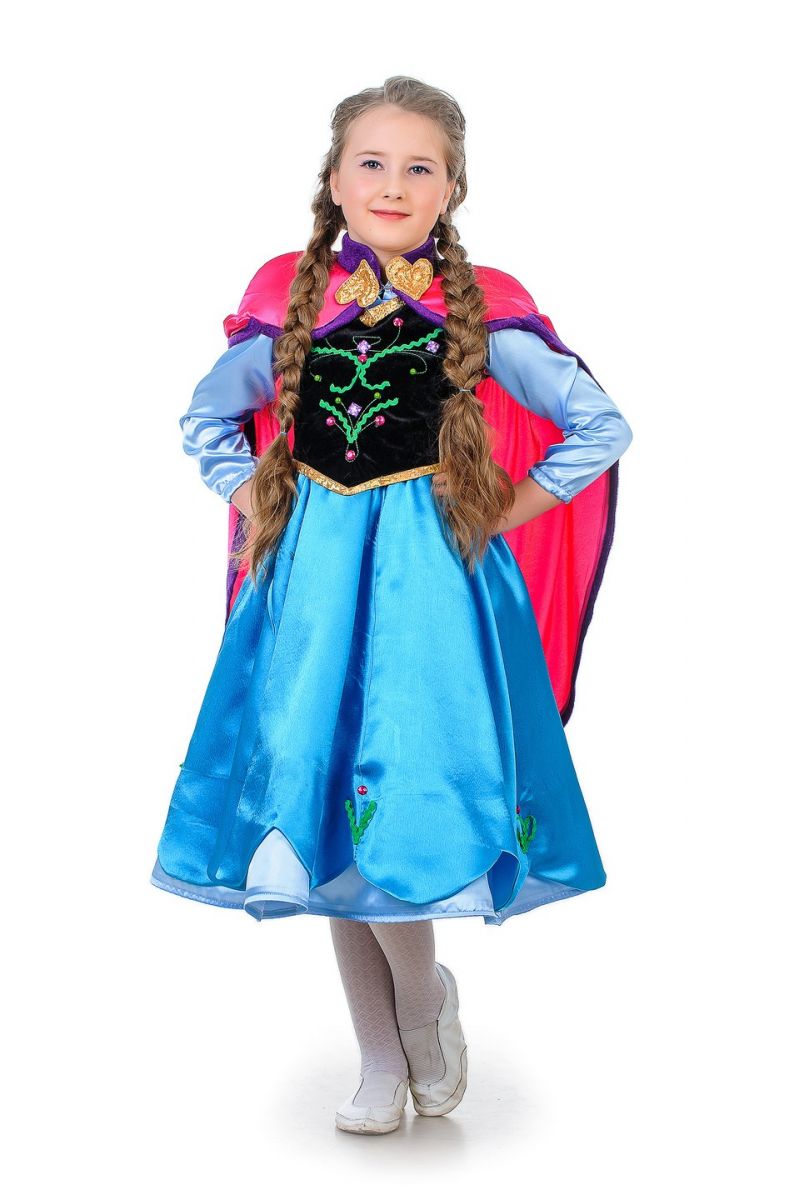 Масочка - Анна «Холодное сердце» карнавальный костюм для девочки / фото №1276