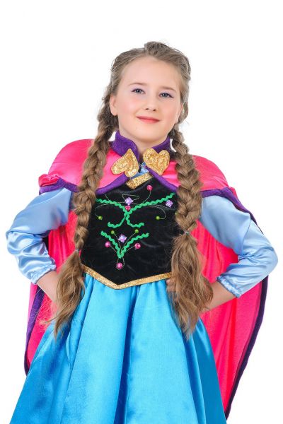 Анна «Холодне серце» карнавальний костюм для дівчинки