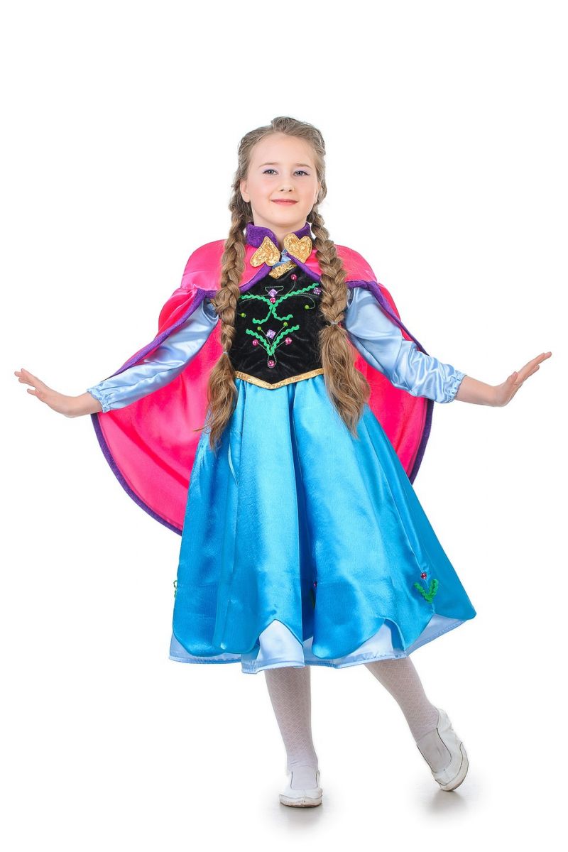 Масочка - Анна «Холодне серце» карнавальний костюм для дівчинки / фото №1278