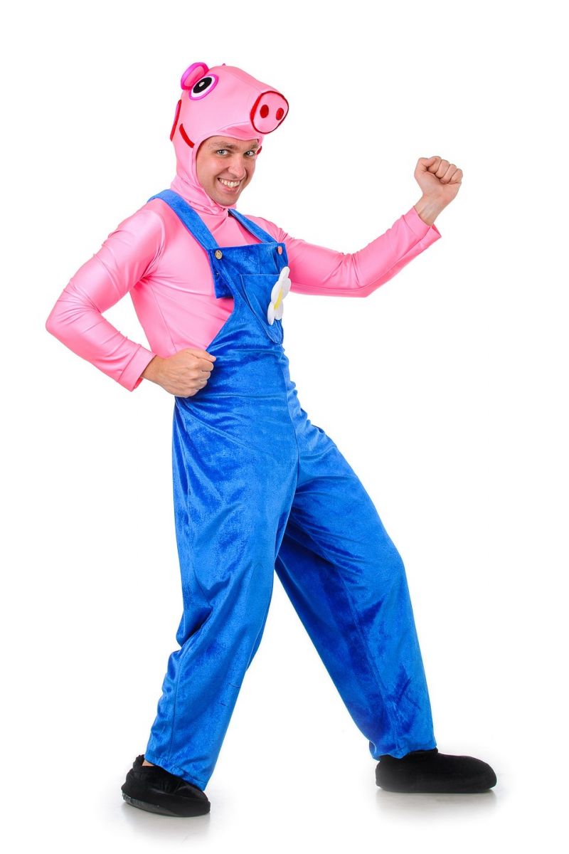 Масочка - Джордж "Свинка Пеппа" карнавальні костюми для дорослих / фото №1285