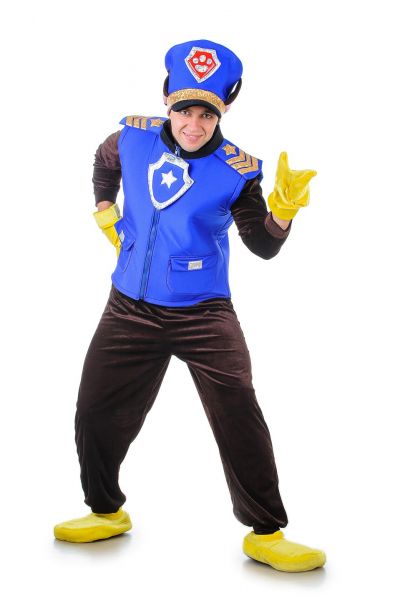 Щенячий патруль "Чейз" карнавальний костюм для дорослих