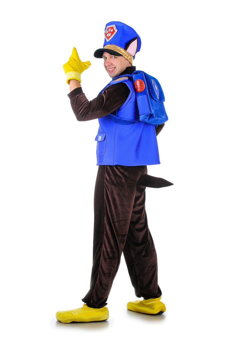Масочка - Щенячий патруль "Чейз" карнавальний костюм для дорослих / фото №1292