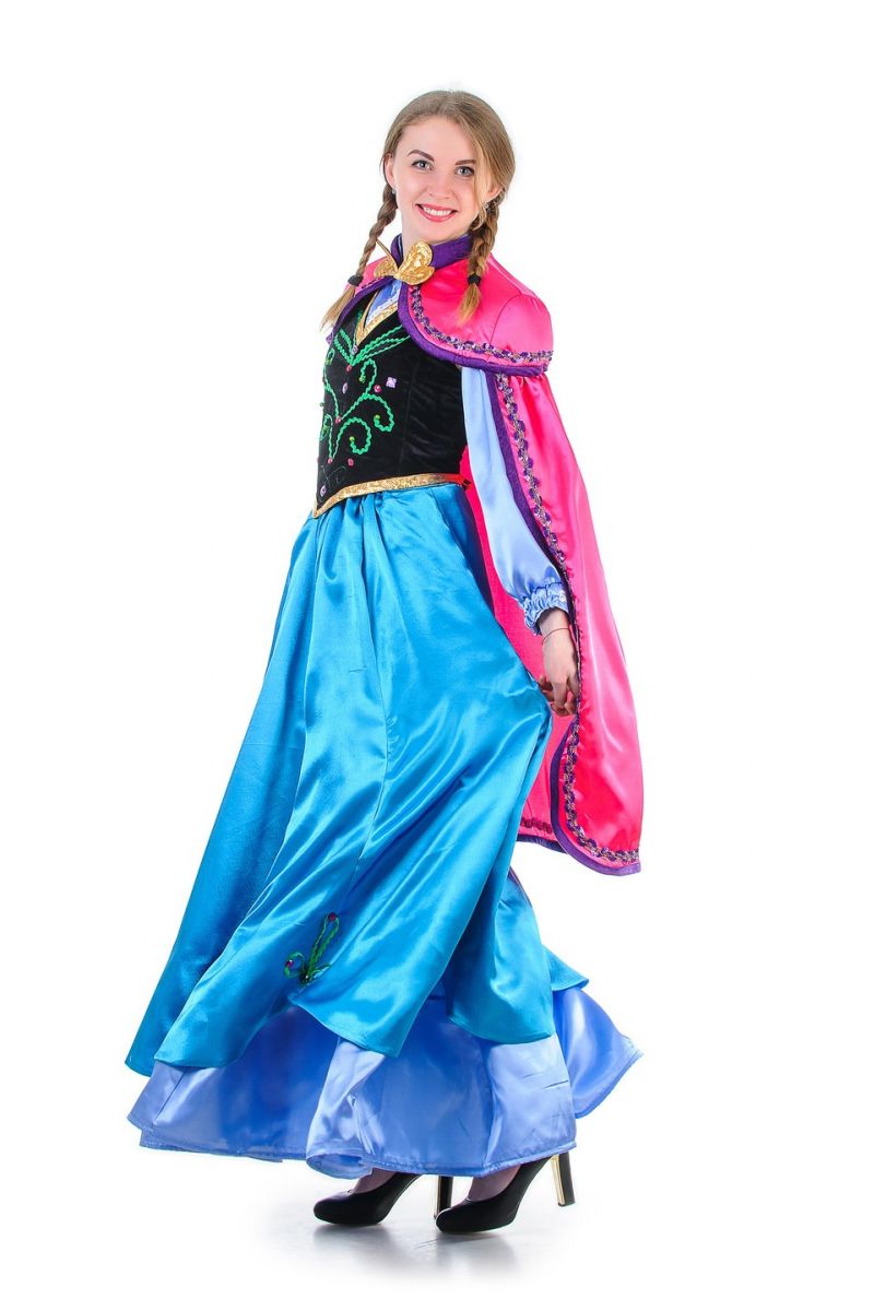 Масочка - Анна «Холодне серце» карнавальний костюм для дорослих / фото №1320