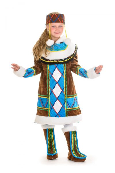 «Эскимоска» национальны костюм для девочки