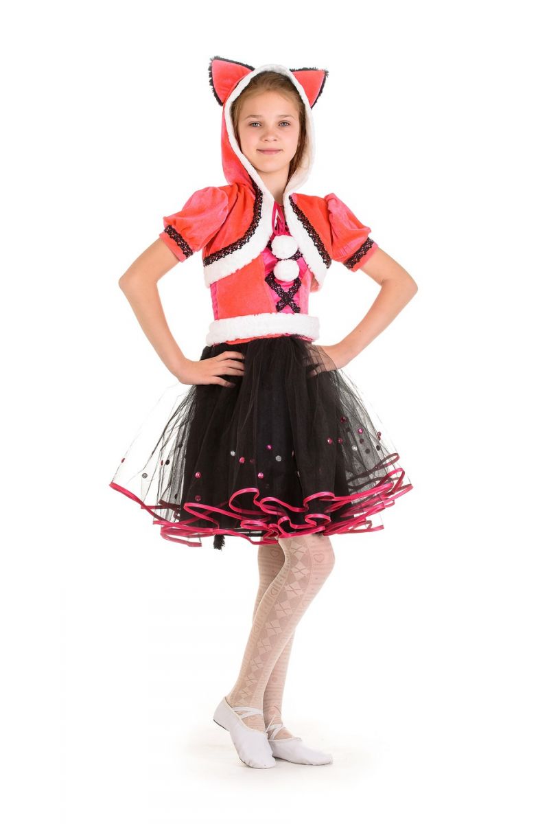 Масочка - Кошка «Мяу» карнавальный костюм для девочки / фото №1331