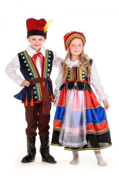 «Полька» национальный костюм для девочки