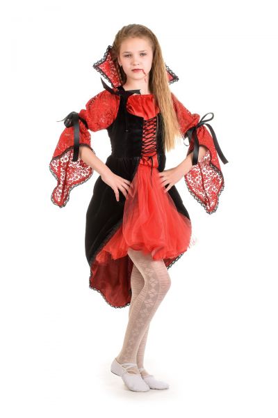 «Вампіреса» карнавальний костюм для дівчинки