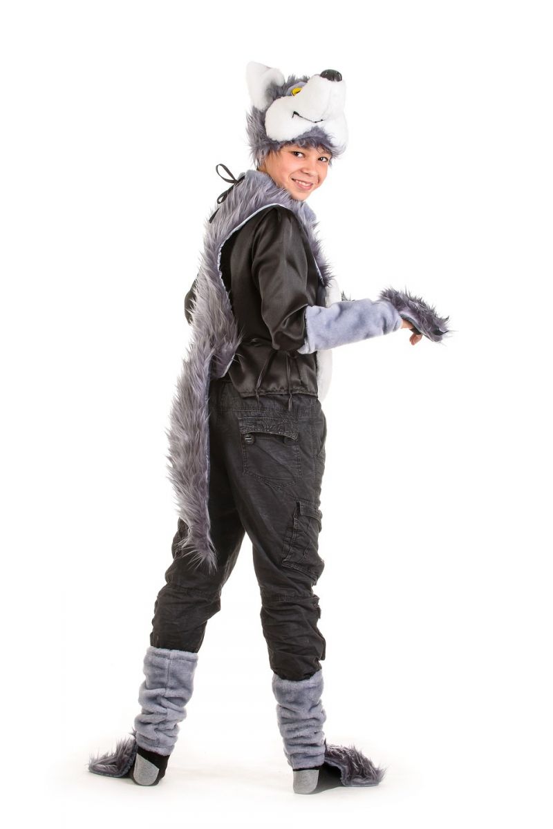 Масочка - «Серый волк» карнавальный костюм для мальчика / фото №1345
