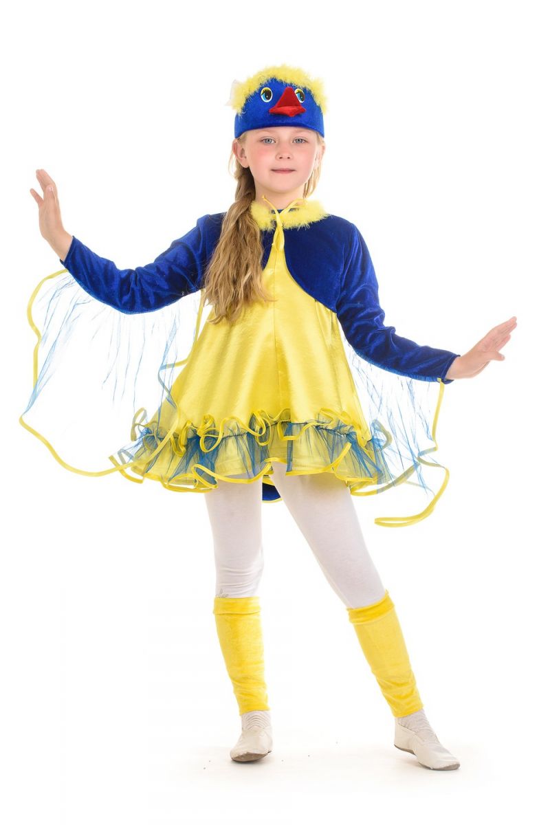 Масочка - «Пташка-синичка» карнавальний костюм для дівчинки / фото №1347