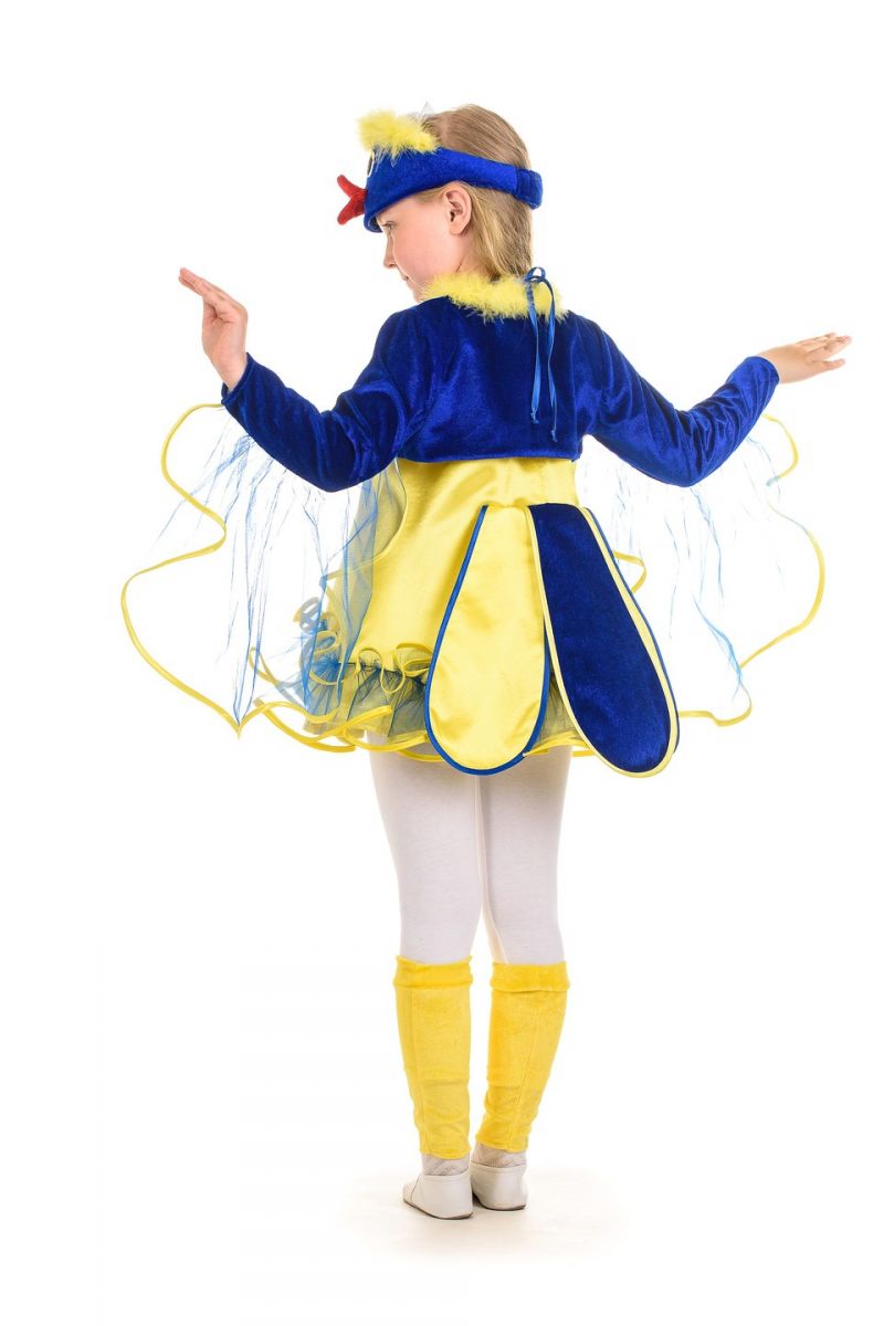 Масочка - «Пташка-синичка» карнавальний костюм для дівчинки / фото №1348