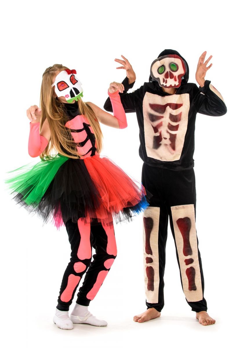 Масочка - «Принцеса скелетів» карнавальний костюм для дівчинки / фото №1363