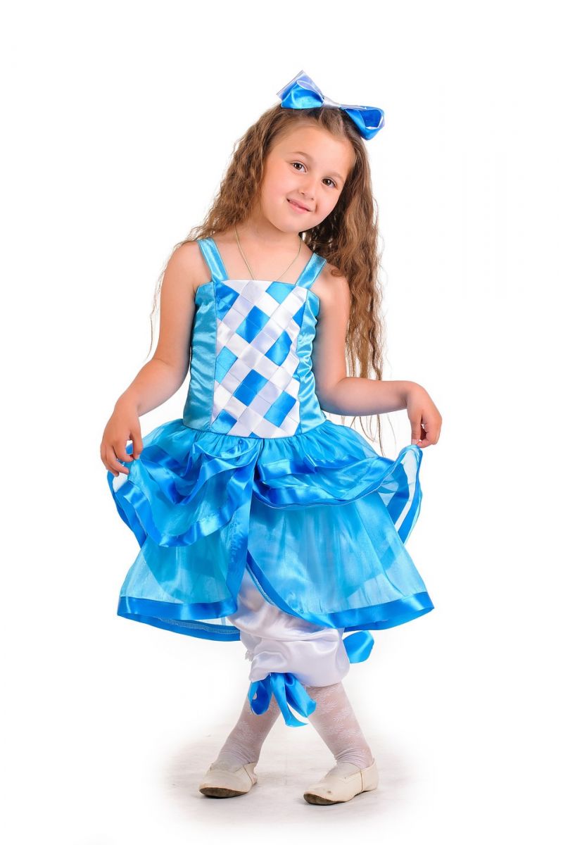 Масочка - «Мальвіна блакитна» карнавальний костюм для дівчинки / фото №137
