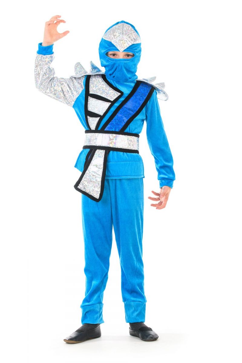 Масочка - «Ніндзяго хлопчик бірюза» карнавальний костюм для хлопчика / фото №1370