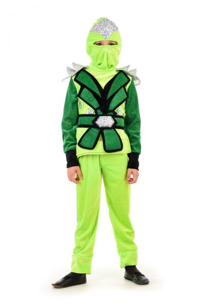 «Ниндзяго мальчик зеленый» карнавальный костюм для мальчика