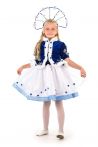Снегурочка «Морозко» с короной карнавальный костюм для девочки - 1378