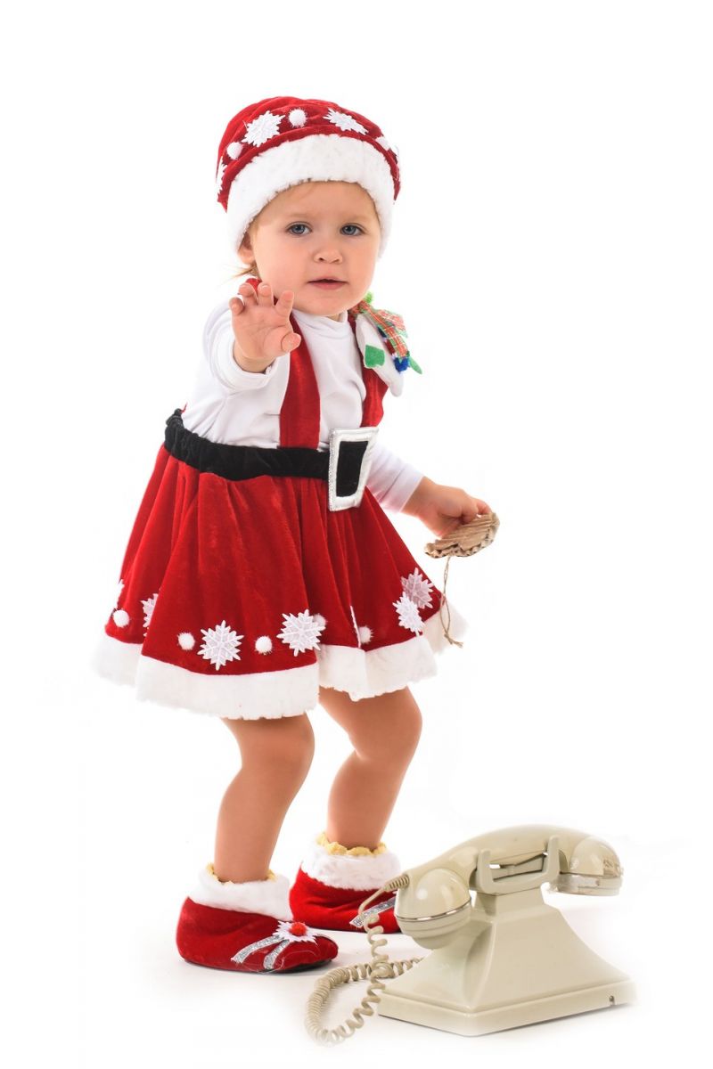 Масочка - Помощница Санта Клауса «Кроха» карнавальный костюм для малыша / фото №1400