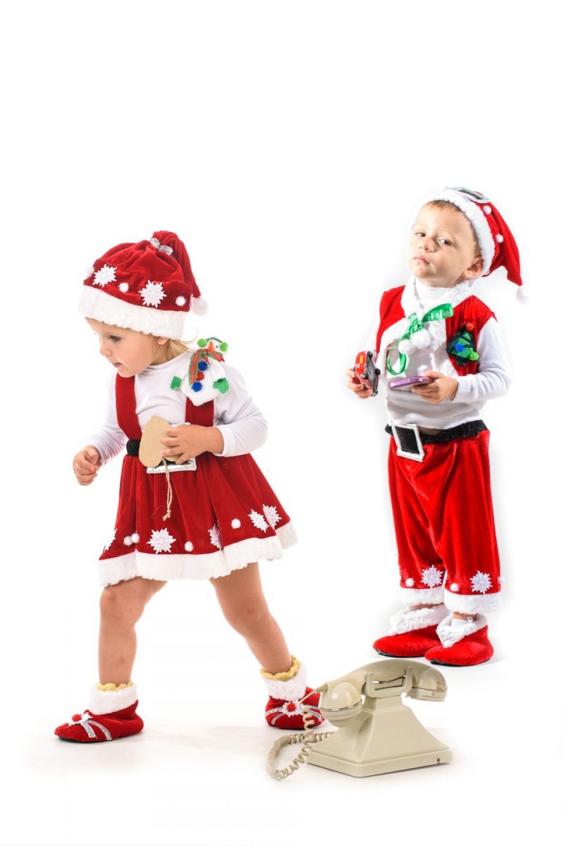 Масочка - Помічниця Санта Клауса «Крихітка» карнавальний костюм для малюка / фото №1402
