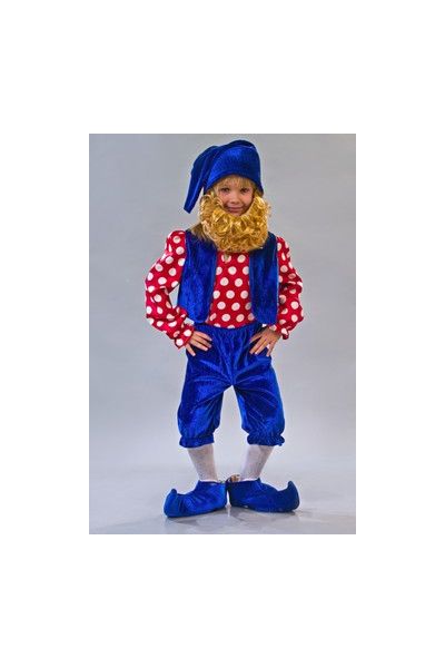 «Гномік синій» карнавальний костюм для хлопчика