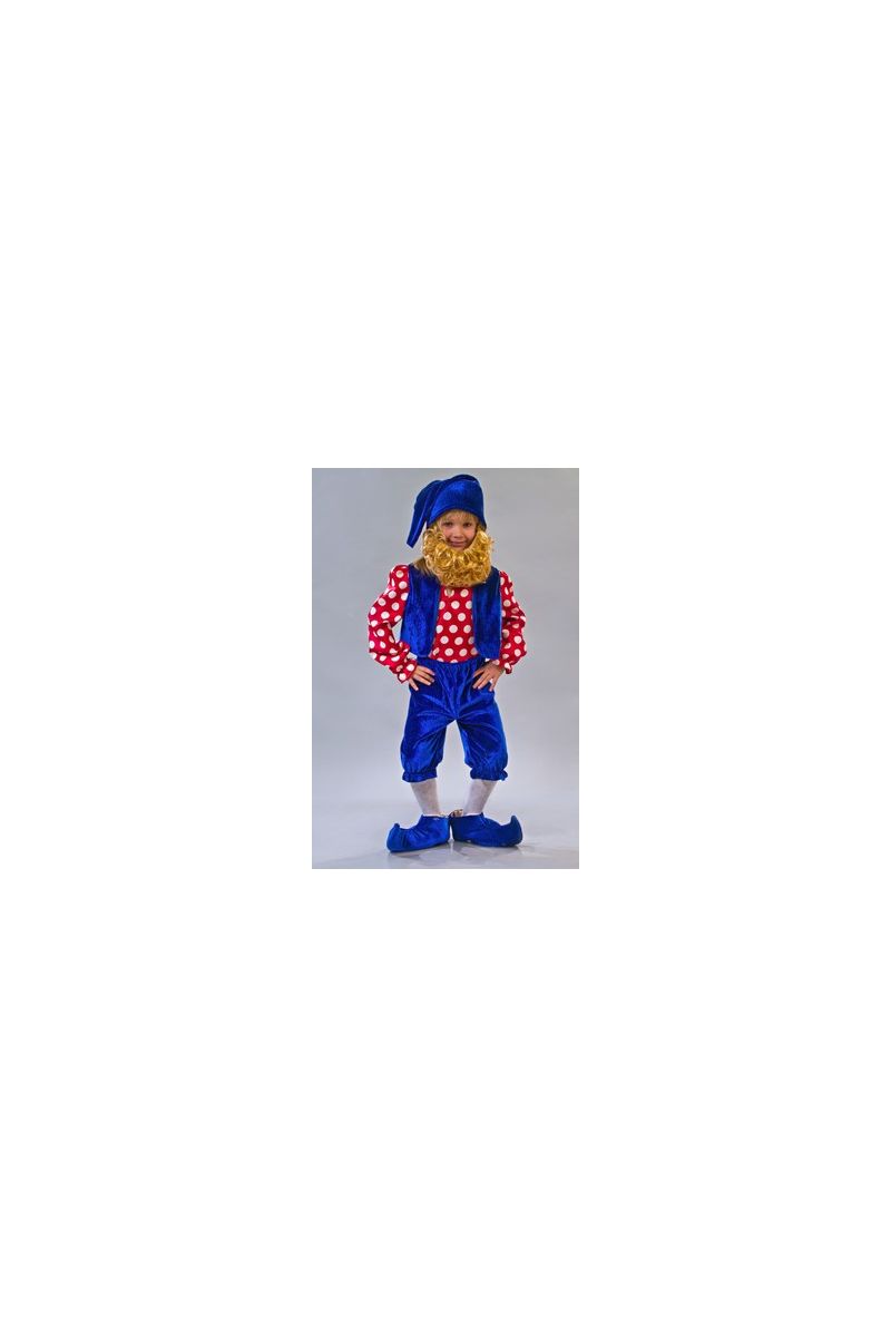 Масочка - «Гномік синій» карнавальний костюм для хлопчика / фото №141