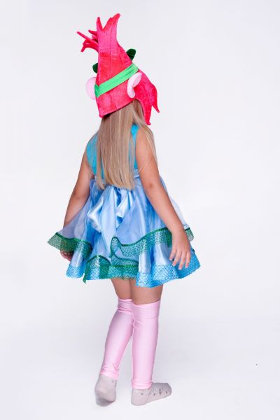 Розочка "Тролли" карнавальный костюм для девочки