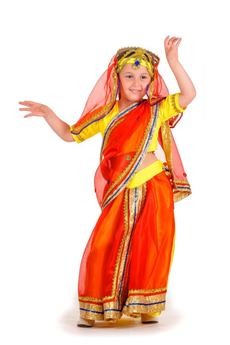 «Індіанка в сарі» національний костюм для дівчинки