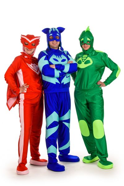 Герои в масках «Гекко» карнавальный костюм для взрослых