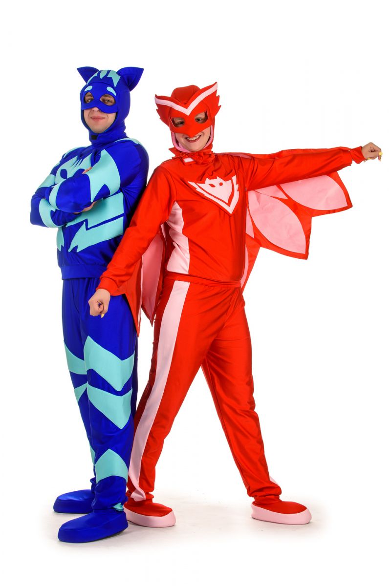 Масочка - Герои в масках «Кэтбой» карнавальный костюм для взрослых / фото №1531