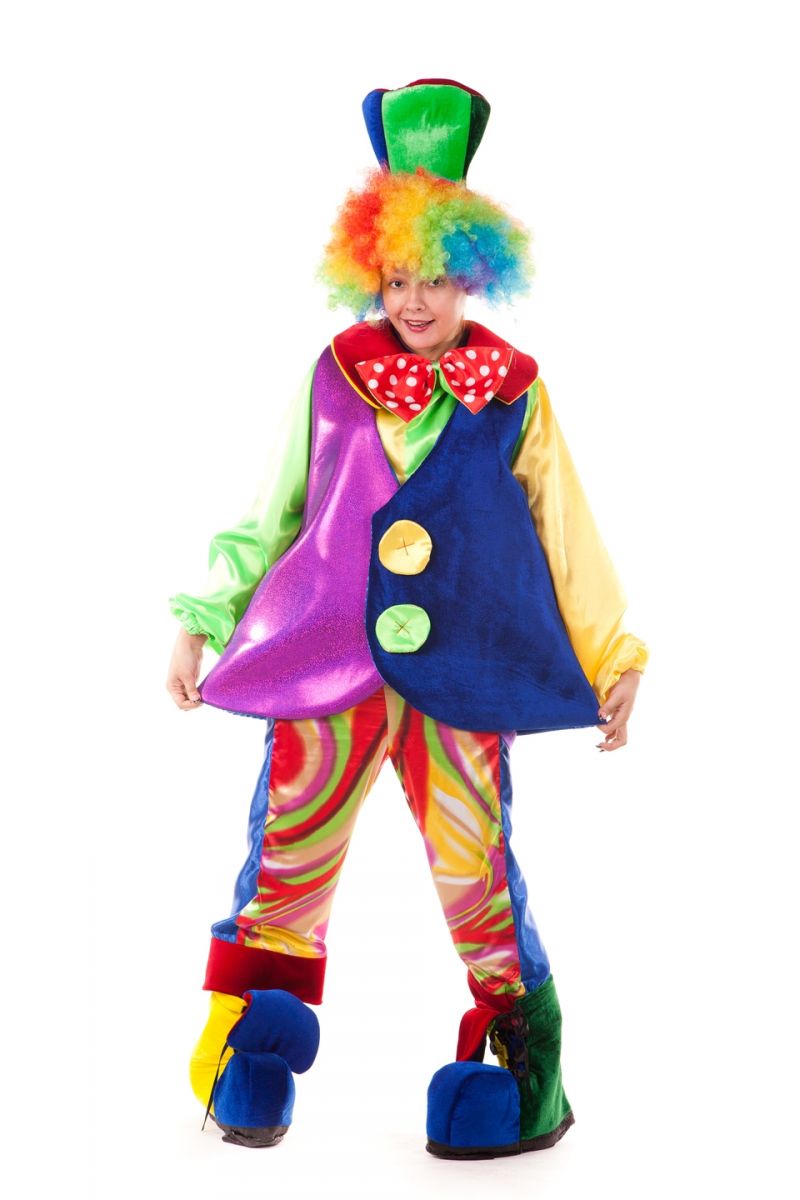 Масочка - «Клоун» карнавальный костюм для взрослых / фото №1541