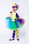 «Клоунесса Инесса» карнавальный костюм для девочки - 1543