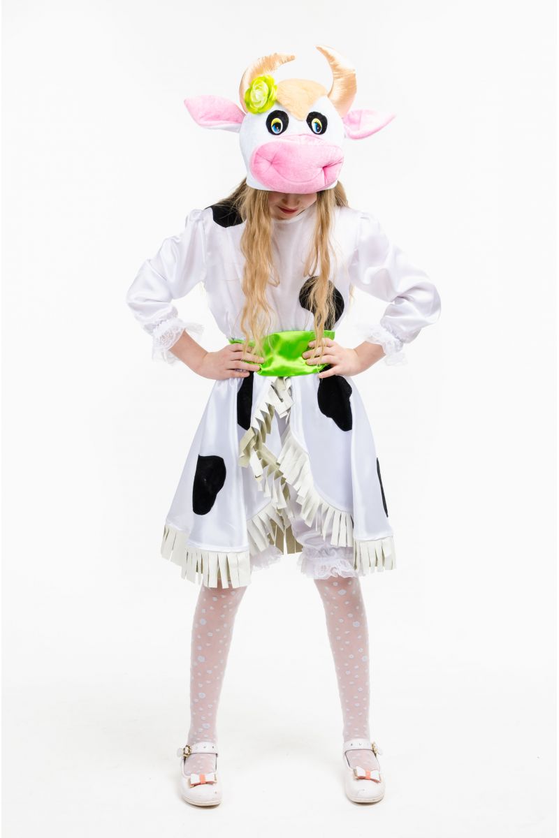 Масочка - «Корівка» карнавальний костюм для дівчинки / фото №1552