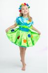 «Букет цветов» карнавальный костюм для девочки - 1566