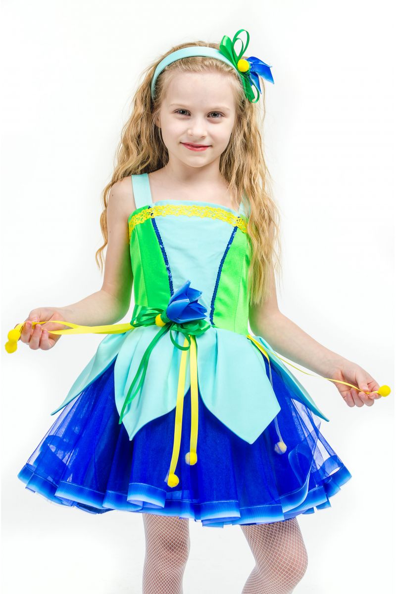 Масочка - Колокольчик «Лесной» карнавальный костюм для девочки / фото №1580